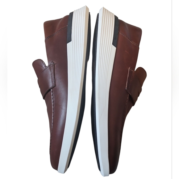 Elegant Brown Leather Slip-On Loafers main image 5